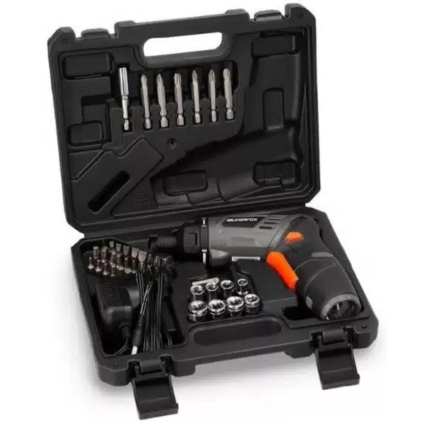 ATORNILLADOR INALAMBRICO CON VALIJA Y ACCESORIOS SILVERFOX SDI331P