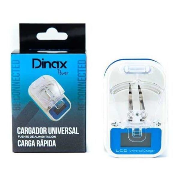 CARGADOR DE BATERIAS CON DISPLAY + USB DINAX DX1-CAR-1.5-V8 / G15D