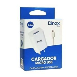 CARGADOR MICROUSB 220V 3.0A CAE + USB DINAX