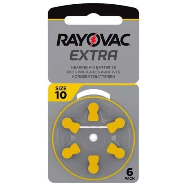 PILA 10 PR70 X6 RAYOVAC EXTRA
