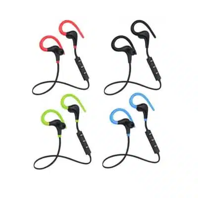 AURICULAR BLUETOOTH GEN DEPORTIVO ROJO MANOS LIBRES