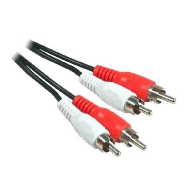 CABLE RCA MACHO X2 A RCA MACHO X2 3 MTS ECO