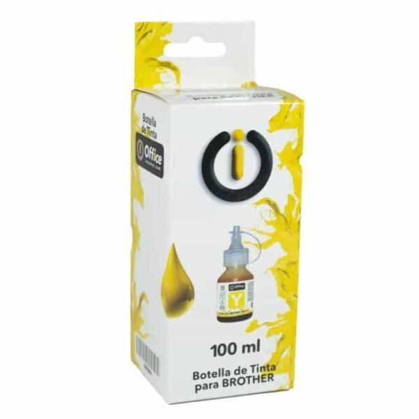 TINTA ALT BROTHER AMARILLA CON PICO VERTEDOR 100ML OFFICE
