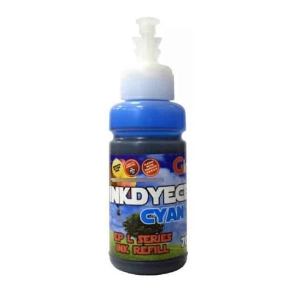 TINTA ALT EPSON GLOBAL L SERIES CYAN T664 70ML CON PICO VERTEDOR