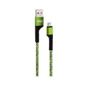 CABLE MICROUSB V8 A USB TIPO A (M-M) VERDE ONLY MOD58