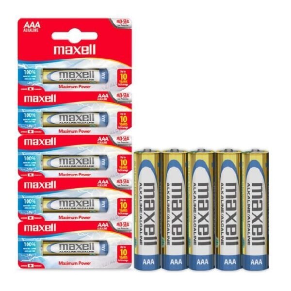 PILA AAA ALCALINA X UNIDAD MAXELL AAA-5TS