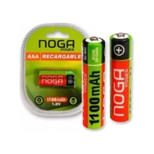 PILAS RECARGABLE AAA 1100 MAH NOGA BLISTER X2 NP-AAAM 1100B