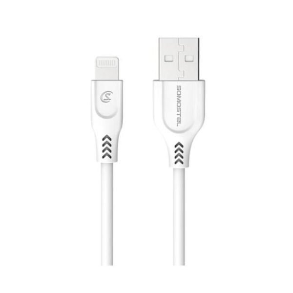 CABLE IPHONE A USB TA (M-M) 3.1A BLANCO SOMOSTEL SMS-BT01