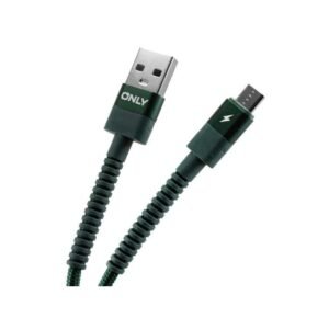CABLE USB TIPO C A USB TIPO A 4A CARGA RAPIDA + DATOS ONLY MOD 89 VERDE