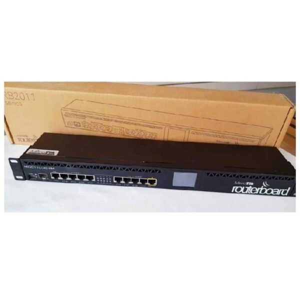 Router Mikrotik RB2011UIAS-RM Sin Fuente (usado) - Imagen 2