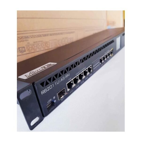 Router Mikrotik RB2011UIAS-RM Sin Fuente (usado) - Imagen 3
