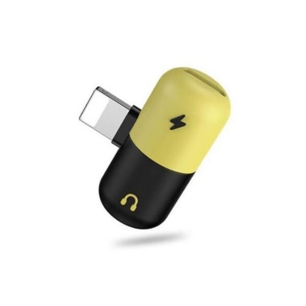 SPLITTER LIGHTNING (IPHONE) A PLUG 3.5 + LIGHTNING