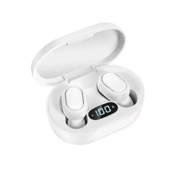 AURICULAR MANOS LIBRES BLUETOOTH CON BASE DE CARGA BLANCO E7S GEN