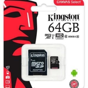 MEMORIA MICROSD 64GB KINGSTON CANVA