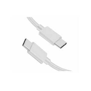 CABLE USB TIPO C A USB TIPO C 4.4A CLICKTECH CCC-01 BLANCO
