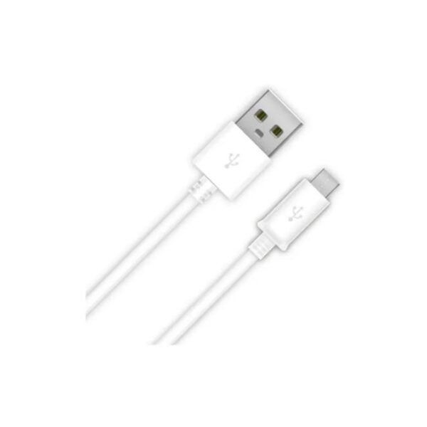 CABLE MICROUSB A USB TIPO A 3.1A CLICKTECH CAM-01 BLANCO