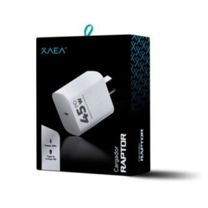 CARGADOR 220V USB TIPO C (H) PD 45W XAEA RAPTOR MOD507 CABEZAL
