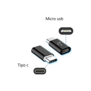 OTG ADAPTADOR USB C (M) A MICROUSB (H) CARGA