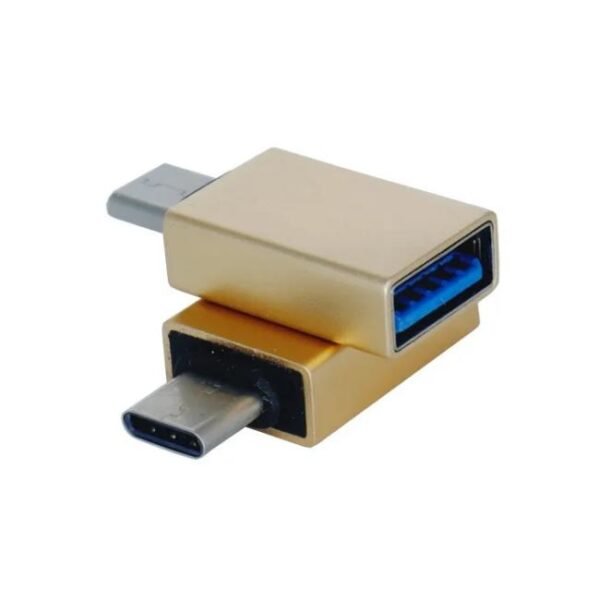 OTG ADAPTADOR USB C (M) A USB A (H) CARGA Y DATOS