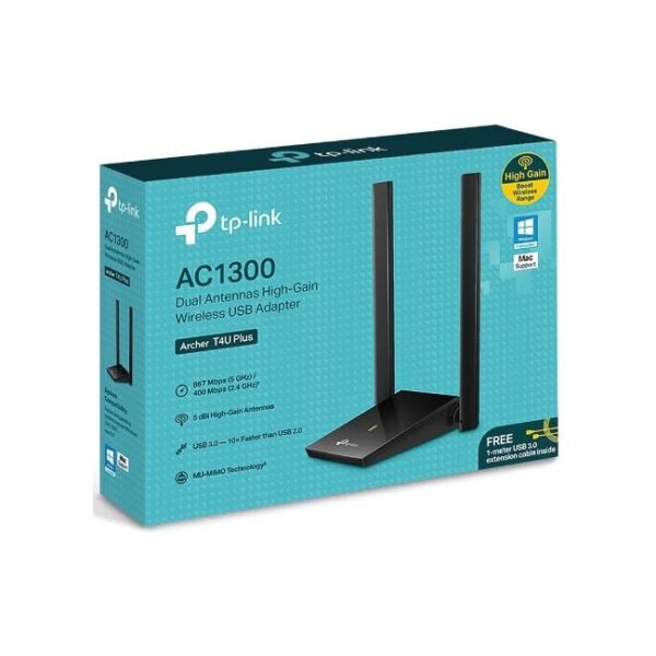 PLACA DE RED WIFI DUAL BAND TP-LINK AC1300 ARCHER T4U PLUS