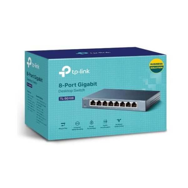 SWITCH 8 BOCAS GIGALAN DESKTOP TP-LINK TL-SG108