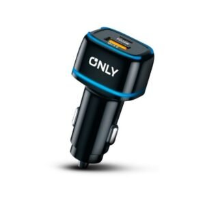 CARGADOR 12V 24V 4.8A USB C PD20W + USB A QC 3.0 + CABLE USB C ONLY MODS-504 GEAR NEGRO