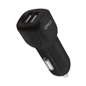 CARGADOR 12V 24V USB X2 3.1A ONLY MODS-503 NEGRO